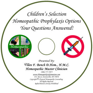 Homeopathic Children's Immunization Alternatives Class