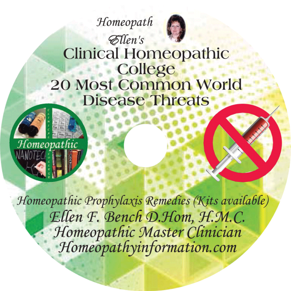 20 Most Common World Disease Threats Homeopathic Audio Class DVD