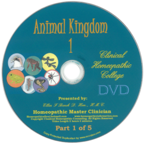Professional Homeopathic Animal Kingdom Kit DVD Audio Class