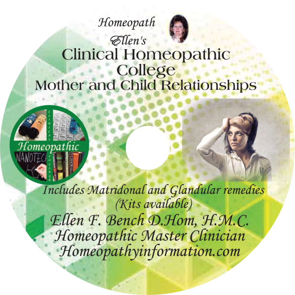 Mother & Child Issues Homeopathic Audio Class CD