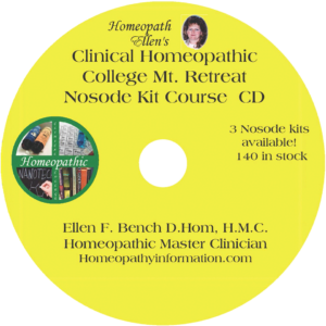 Professional Homeopathic Nosode Kit Course Audio CD