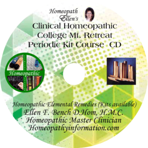Professional Homeopathic Periodic Kit Audio CD Retreat Class