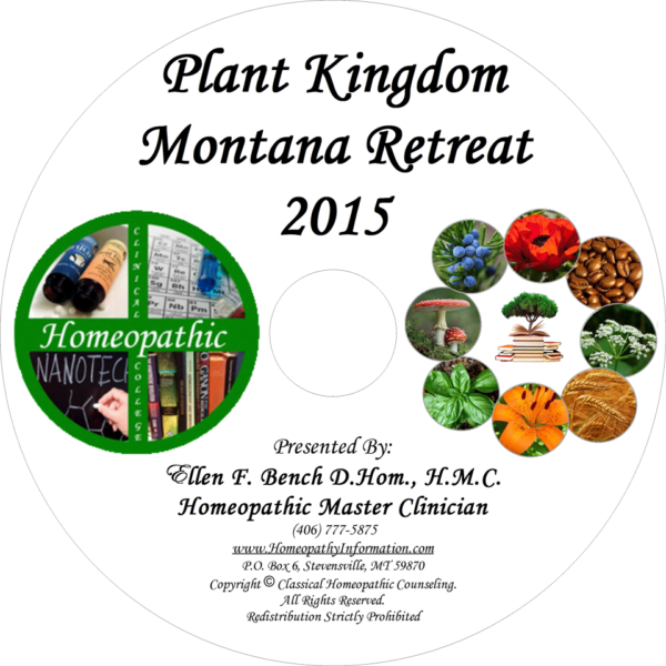 Professional Homeopathic Plant Kingdom Audio CD