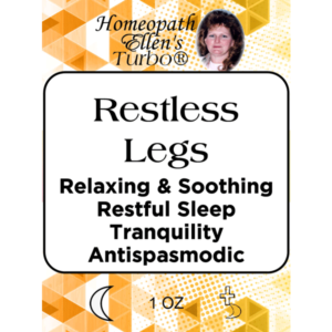 Homeopathic Restless Legs Relief Tonic.