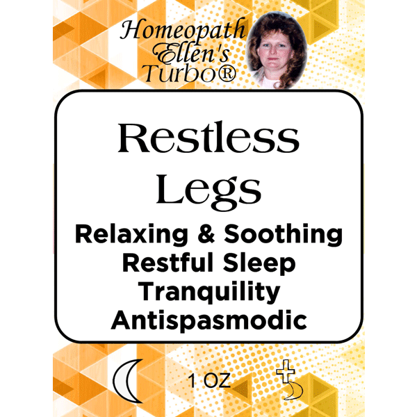 Homeopathic Restless Legs Relief Tonic.