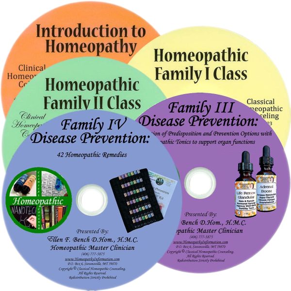 Homeopathy Set of 5 Classes - MP3 Audio