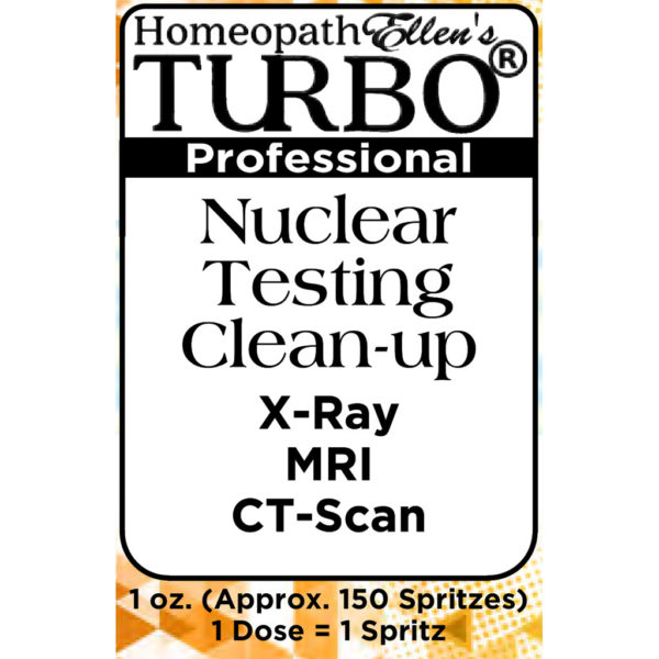Homeopathic Nuclear Testing Clean-up Combo Spritz Remedy