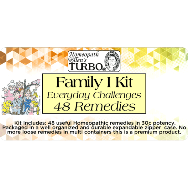 Everyday Homeopathic Remedies Family 1 Kit
