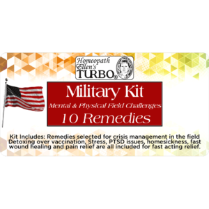 Homeopathic Military Remedies Kit