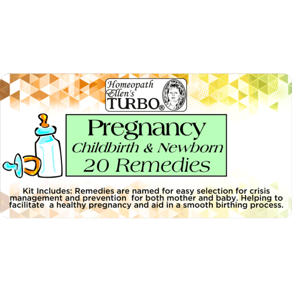 Pregnancy Childbirth and Newborn Homeopathic Kit